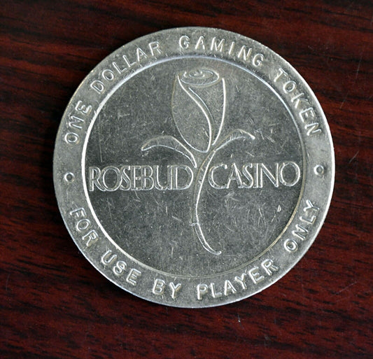 1994 Rosebud Casino One Dollar Gaming Token Rosebud Reservation SD
