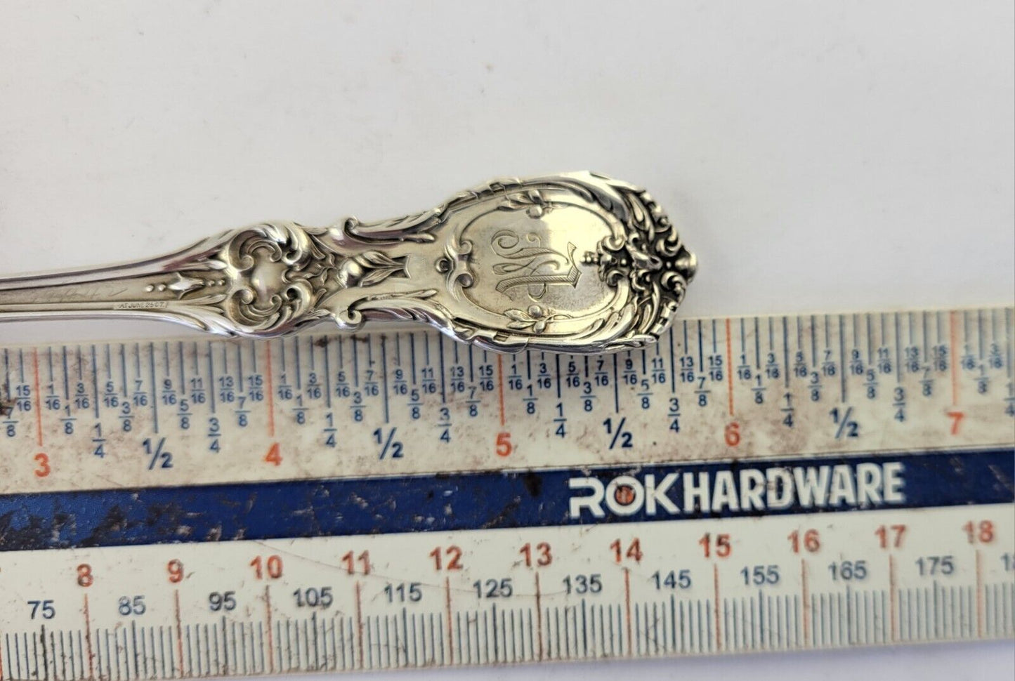 Reed & Barton Francis I Sterling Silver 5 7/8" Sugar Spoon 1.3oz Monogrammed