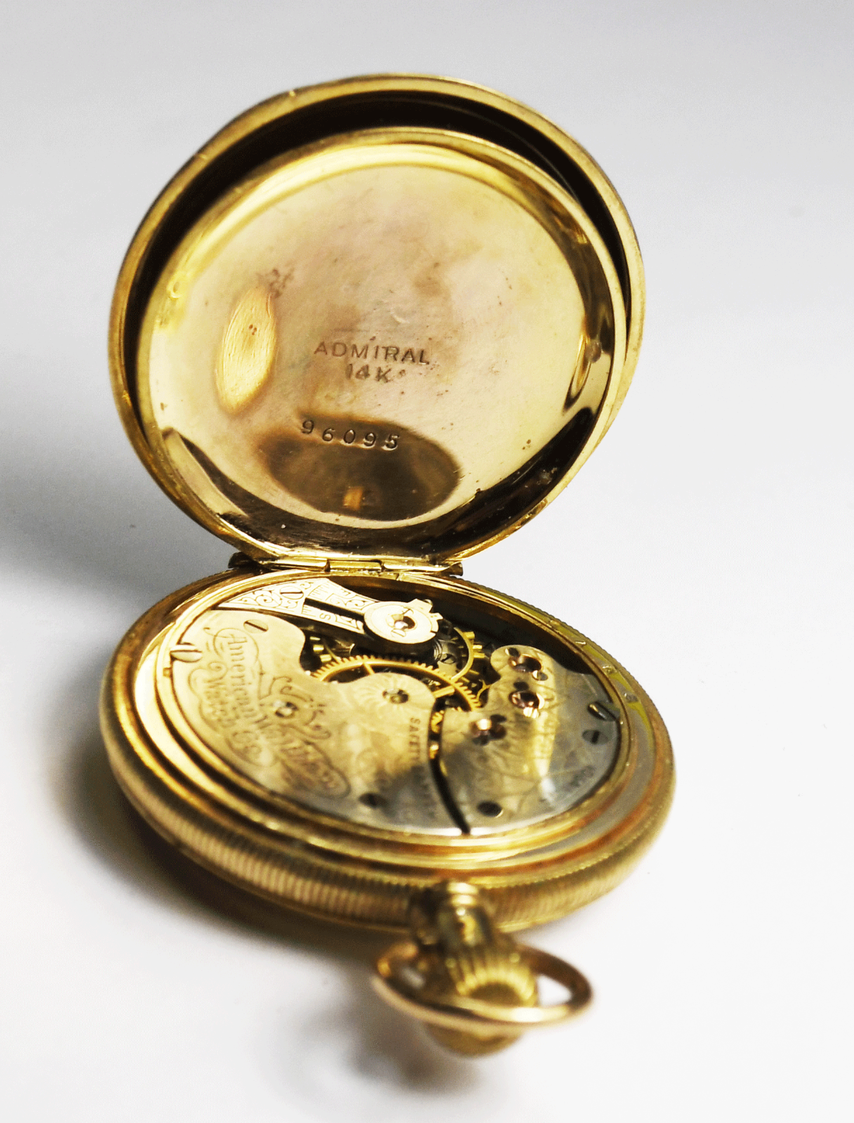 1901 Waltham Seaside Size 0 Gold Filled Hunters Case Pocket Watch