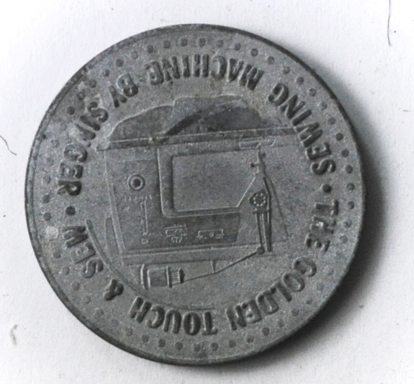 1970 One Touch Sewing Machine Singer New Tomorrow Today 26mm