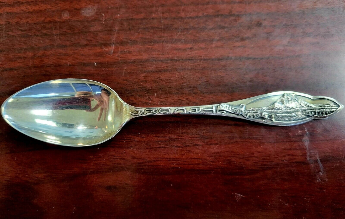 Tacoma Washington Sterling Silver 5 5/8" Souvenir Spoon  .52oz. by Joseph Mayer