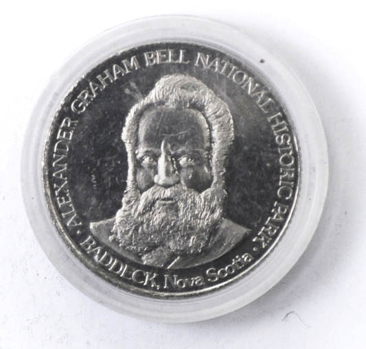 Baddeck Nova Scotia Graham Bell First Telephone Call Proof Medal 33mm
