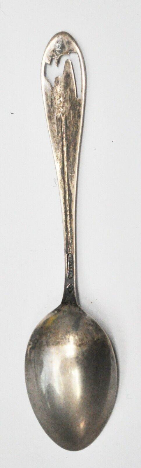 Sterling Bates Klinke New Mexico Souvenir Spoon Cutout Spoon 5-5/8"
