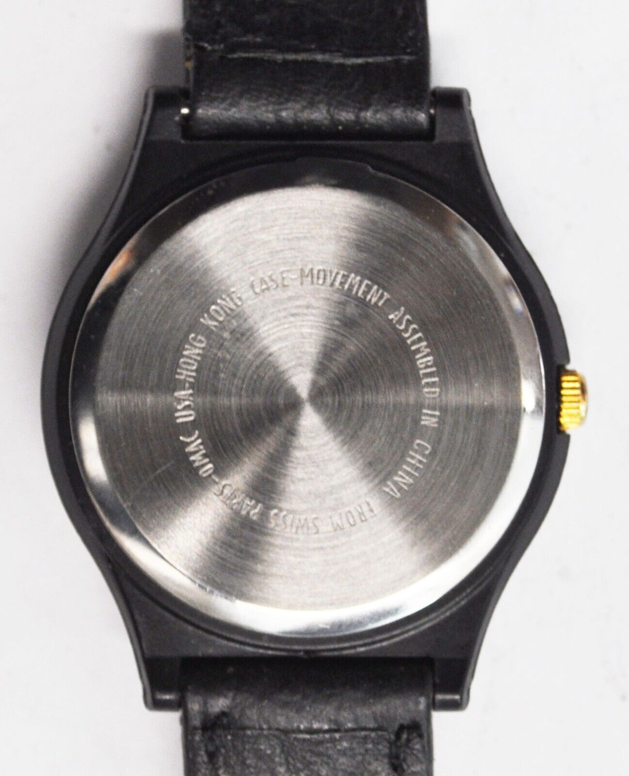 Energizer Brand Battery Bunny Second Hand Black Resin Watch 33mm