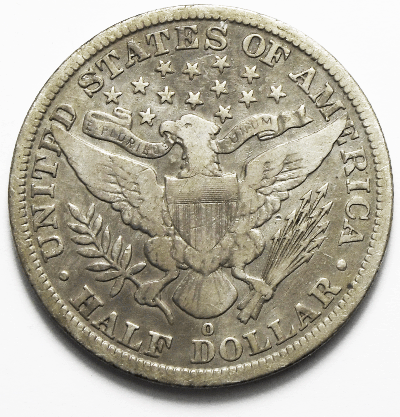 1895 O 50c Barber Silver Half Dollar Fifty Cents US New Orleans Rare
