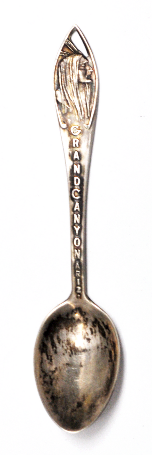 Sterling Silver HH Tammen Grand Canyon Souvenir Spoon Cutout 4-1/8"