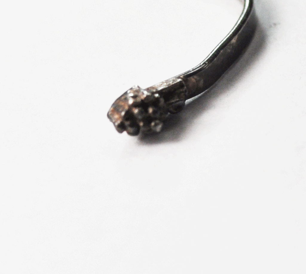Sterling Silver Jamaica TK WJ 3mm Cuff Bracelet Dot Ends 5-3/8"
