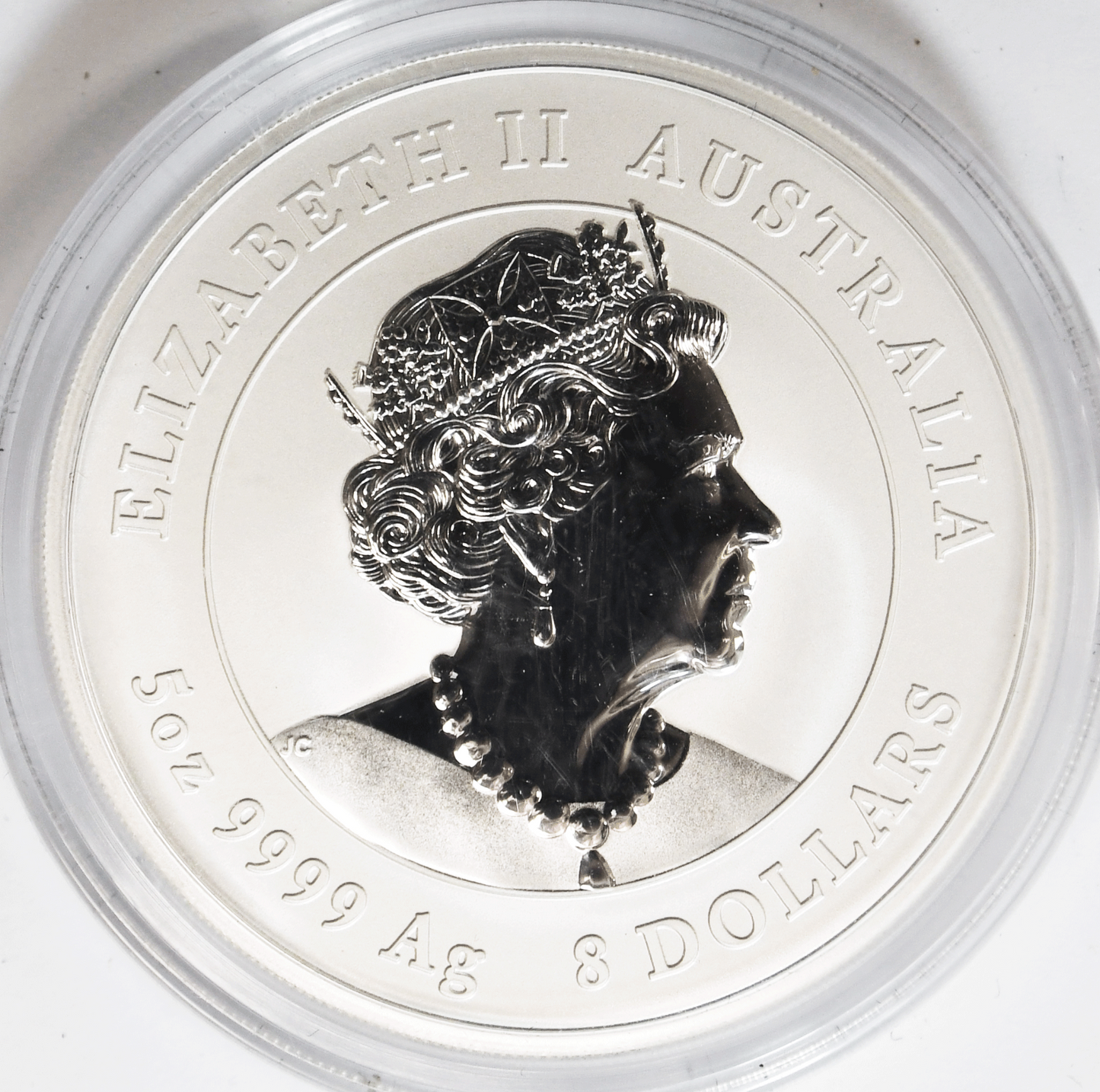 2023 $8 Australia Silver Rabbit 5oz .9999 Lunar Coin Gem Uncirculated