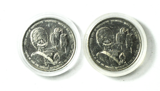 2 1984 $1 Canada Trade Dollar 34mm Capital Ottawa Hull Tokens