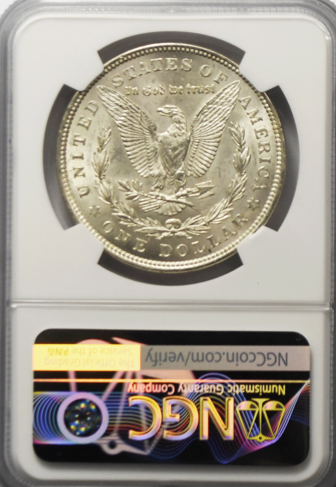 1921 $1 Morgan Silver Dollar NGC Brilliant Uncirculated Philadelphia VAM 3F3