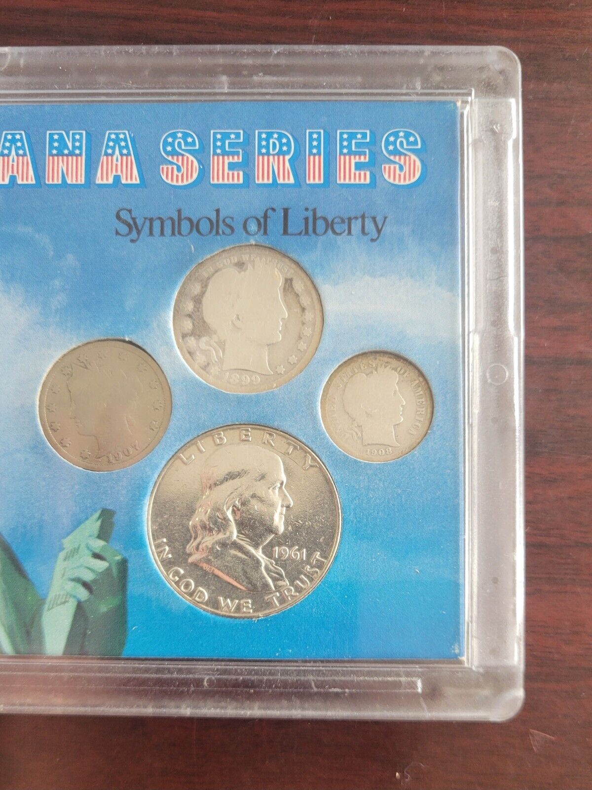 THE AMERICANA SERIES COIN SET Symbols Of Liberty Half, Quarter,  Dime,  Nickel
