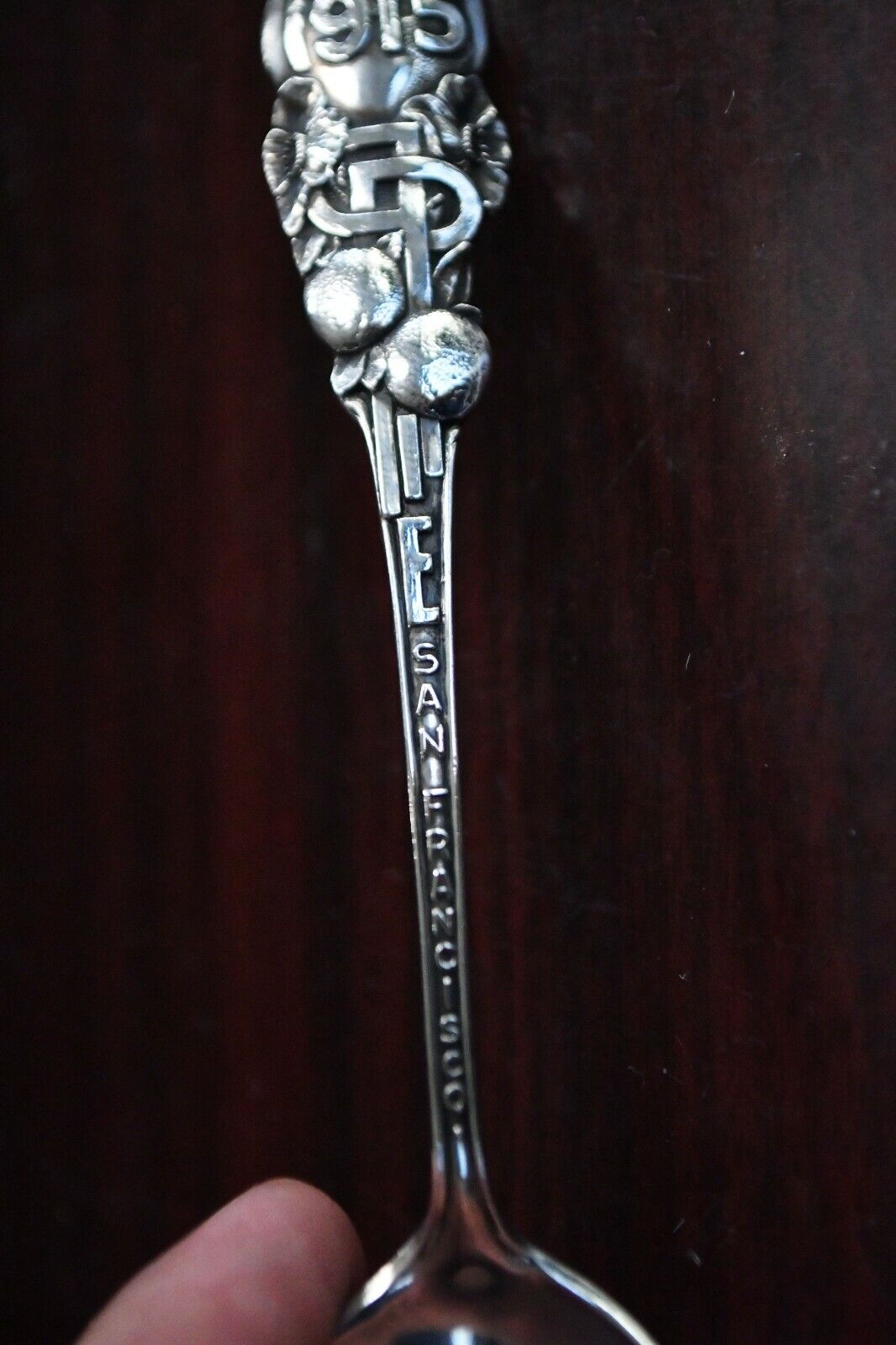 1915 Panama Pacific Exposition Sterling 5 3/8" Souvenir Spoon .53 oz. San Fran