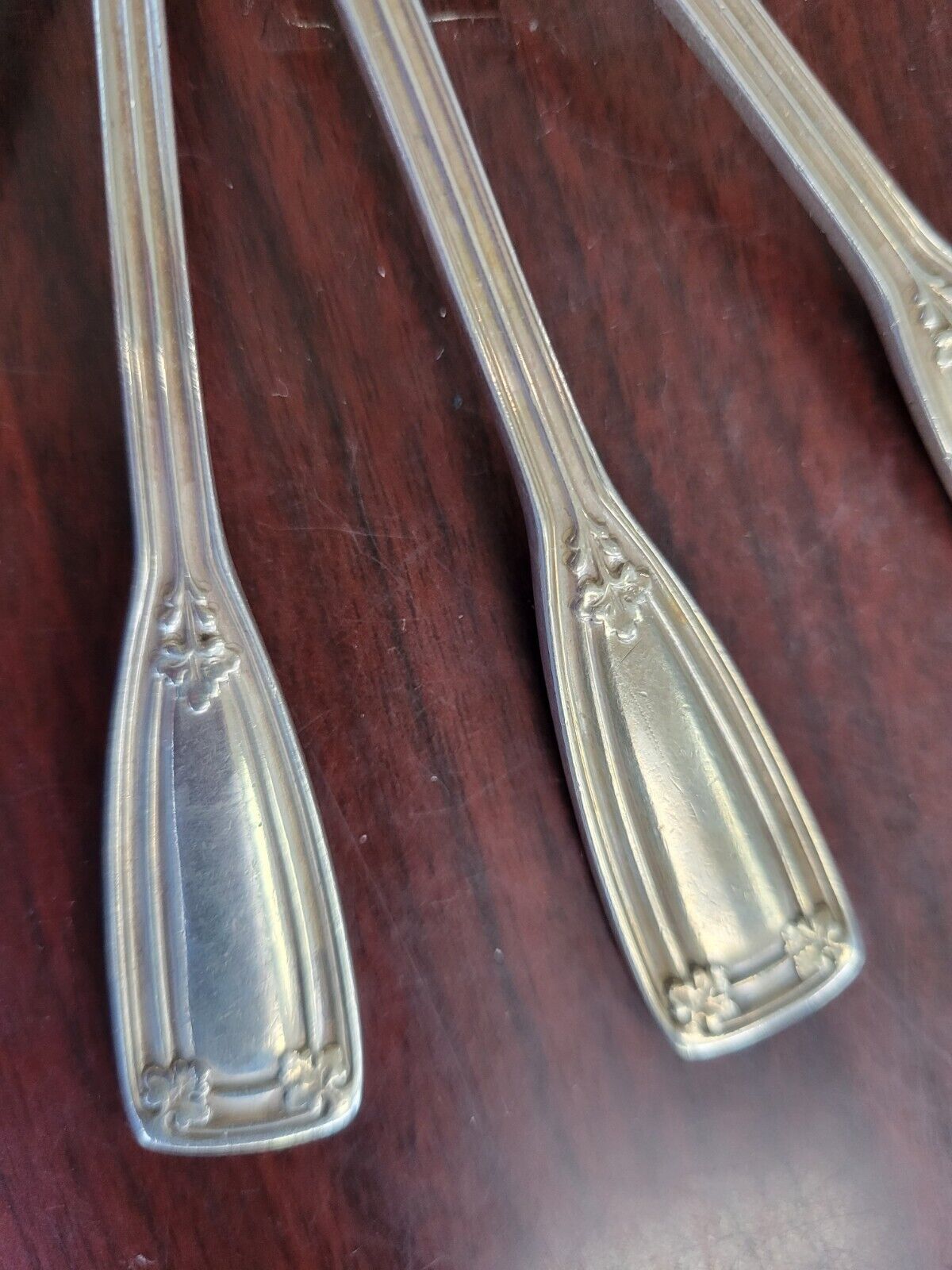 (4) St. Dunstan by Tiffany & Co. Sterling Silver 5 7/8" Teaspoons 4.6oz.