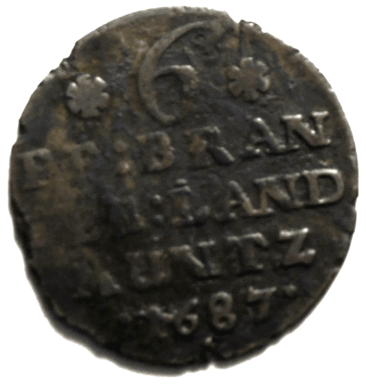 1785 German States Brandenburg Ansbach Kreuzer KM# 330