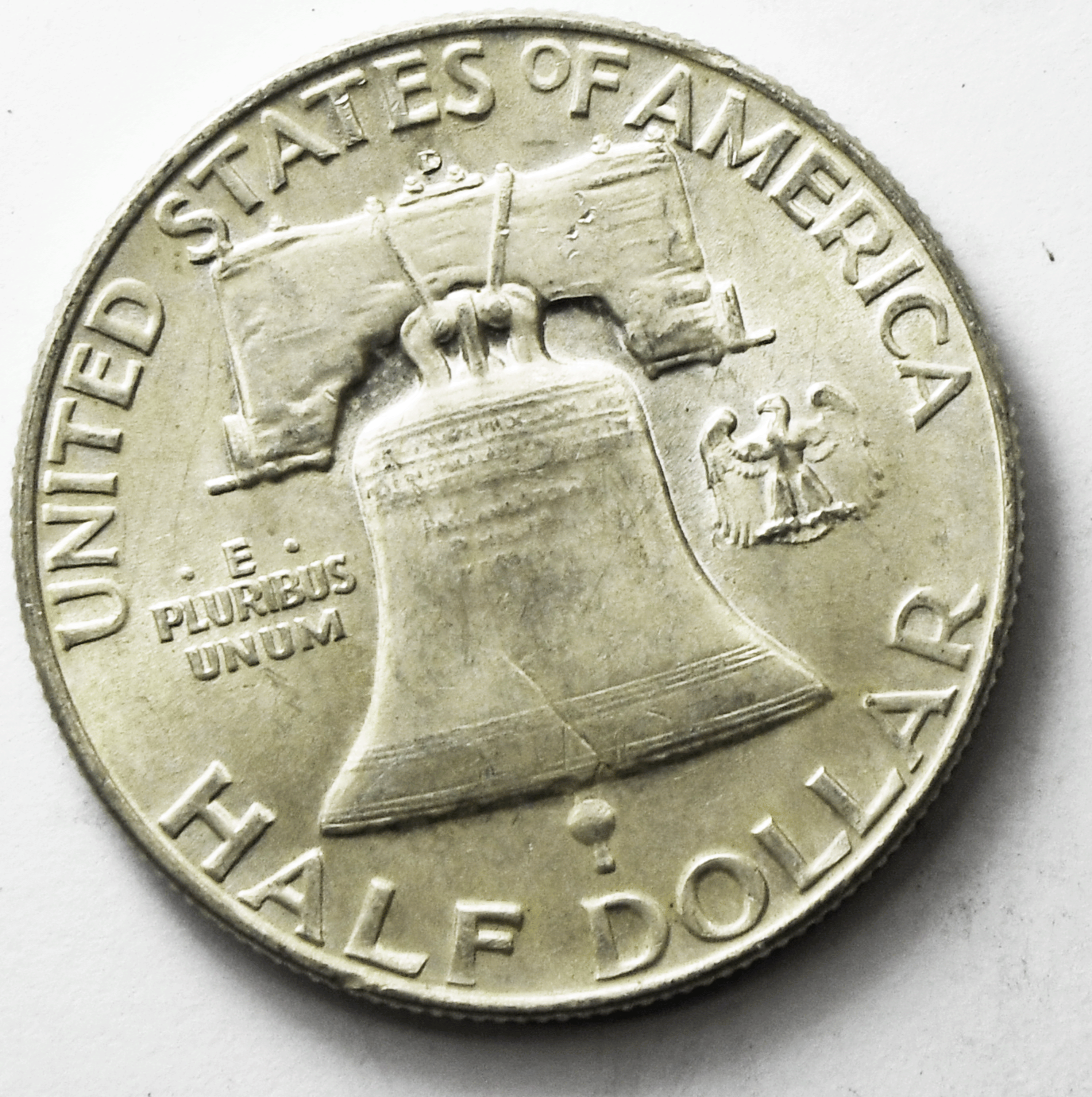 1953 D 50c Franklin Silver Half Dollar Fifty Cents Denver AU