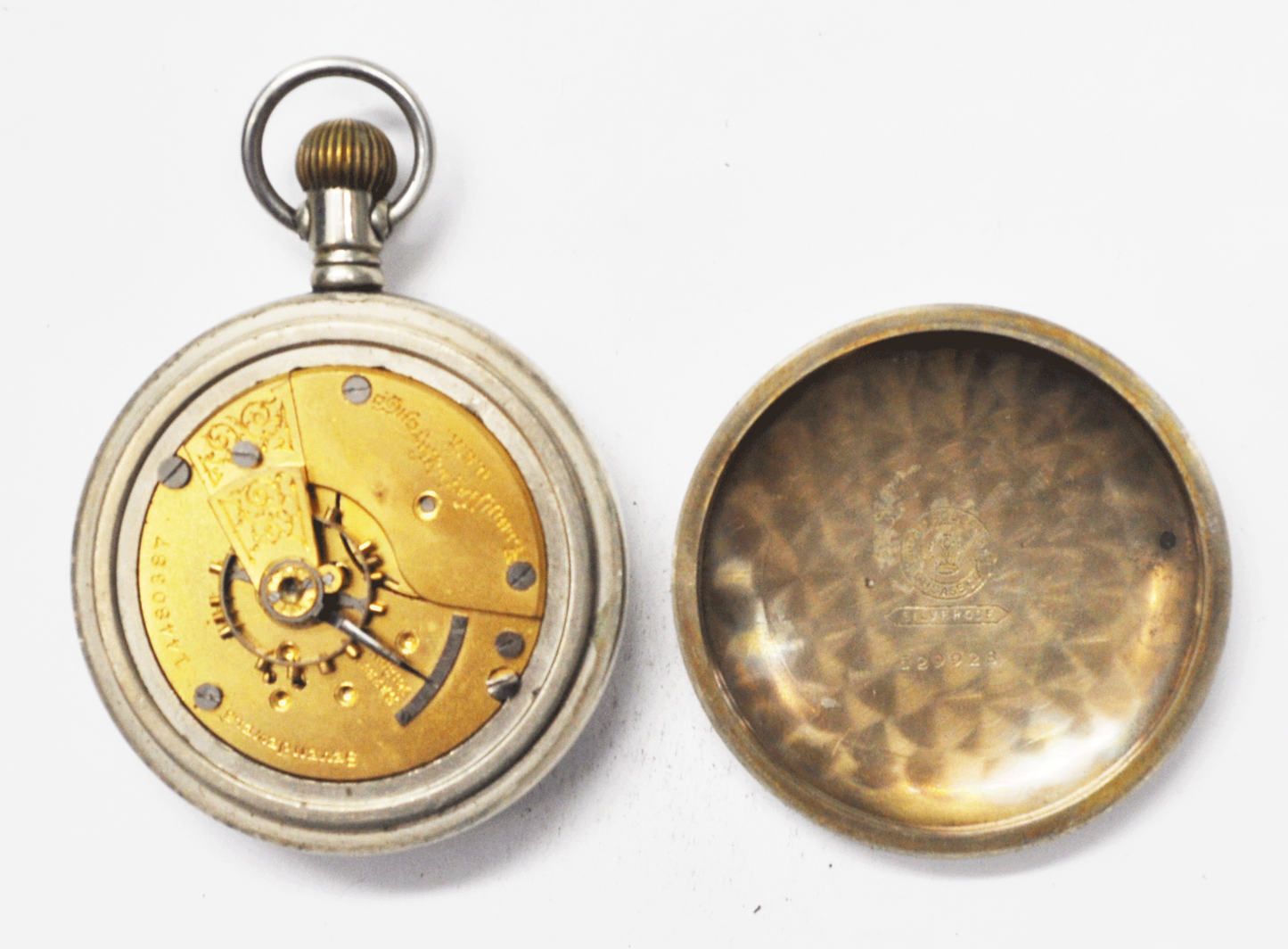 1910 Elgin Size 18 Open Face Case Pocket Watch Grade 294