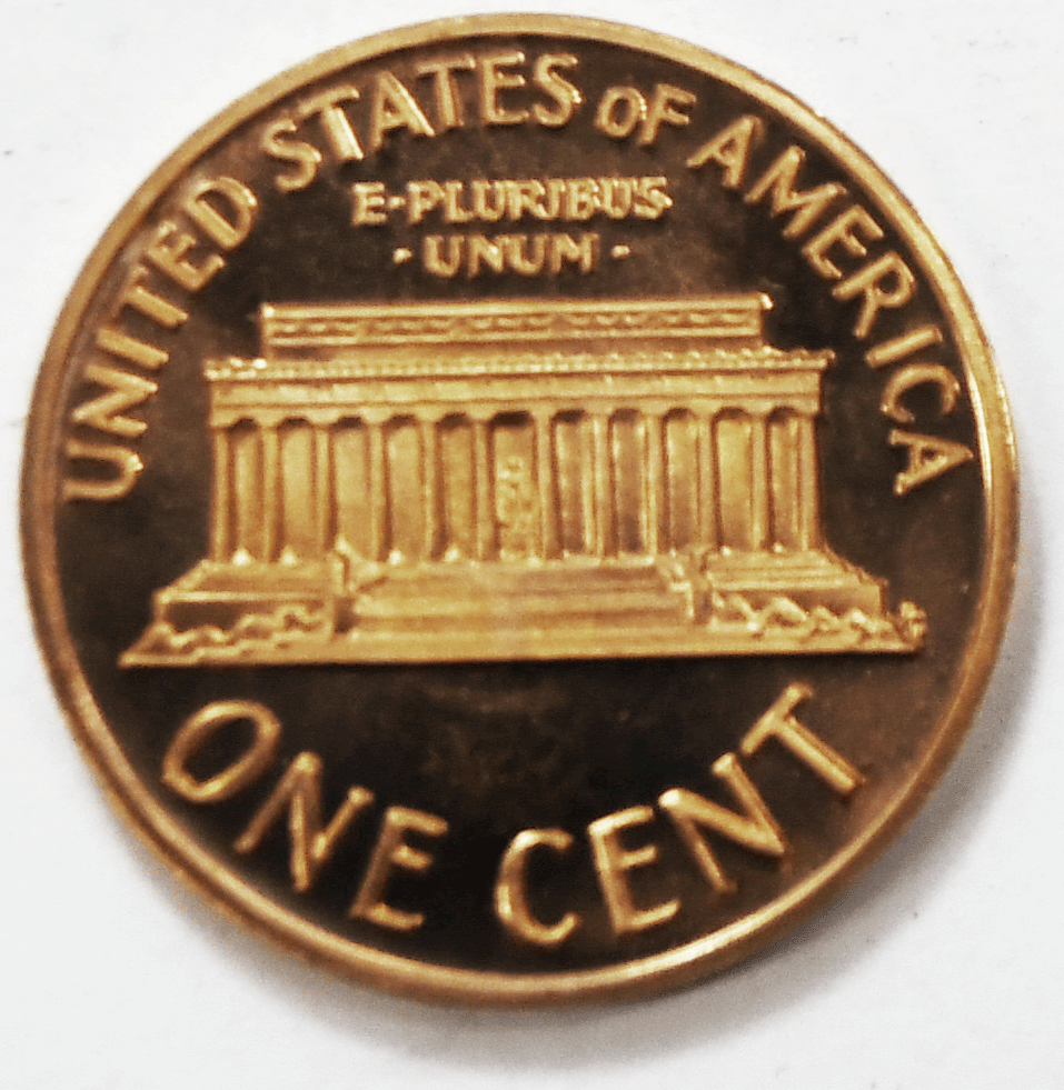 1971 S 1c Proof Lincoln Memorial Cent One Penny Gem Uncirculated San Francisco