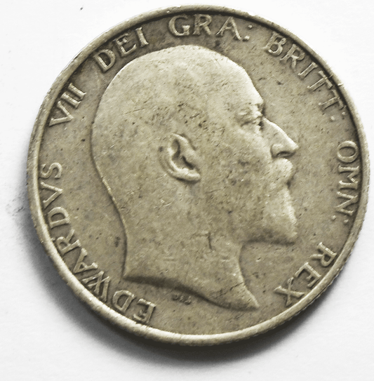1906 Great Britain Silver One Shilling Coin KM# 800