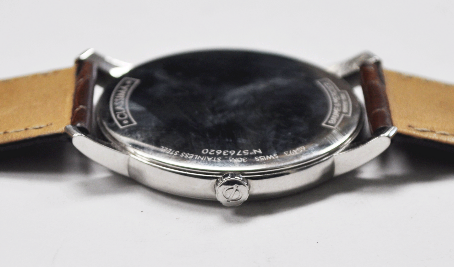 Men's Baume Mercier Classima White Dial 41mm Stainless 65493 42mm Quartz