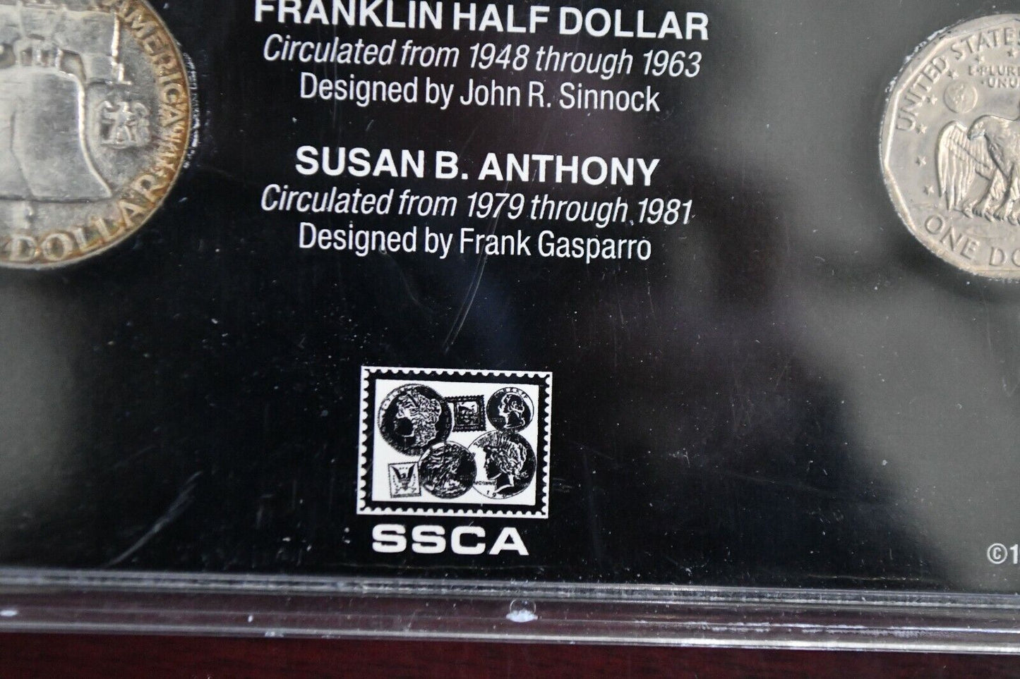 Believe It Or Not 1980 Susan B Anthony Dollar and 1962 Franklin Half Dollar Set