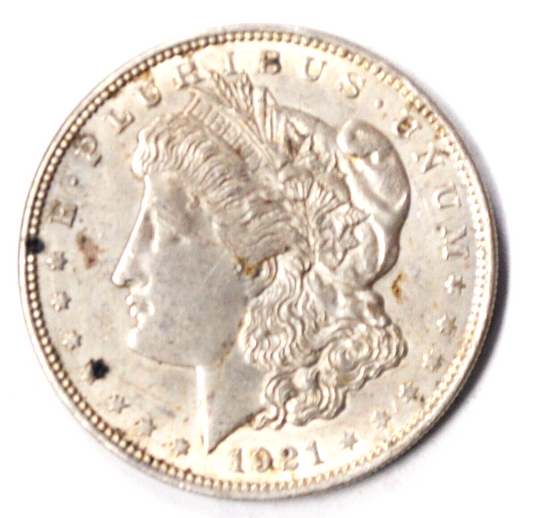 1921 $1 Morgan Silver One Dollar US Coin Philadelphia VAM 3I Meteor Shower
