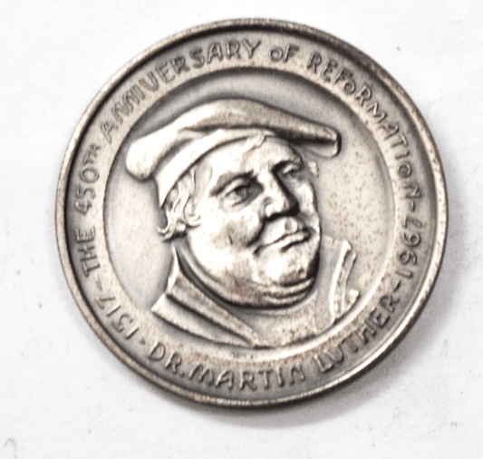 1967 Canada Martin Luther Reformation .999 Silver Medal 40mm Centennial 38g