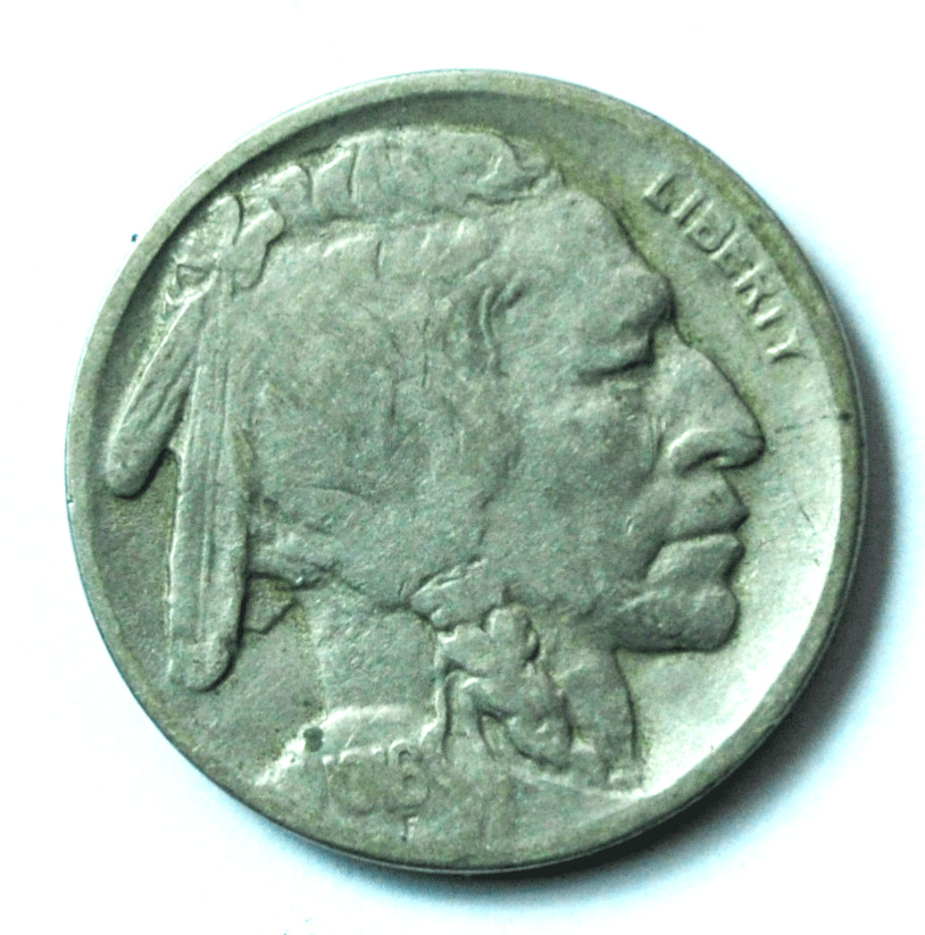 1916 D 5c Buffalo Nickel Five Cents US Denver Rare