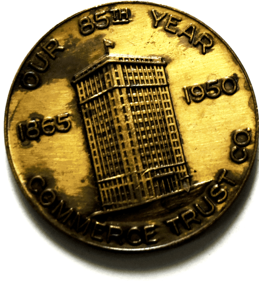 1950 Kansas City Commerce 85th Centennial Medal 31mm