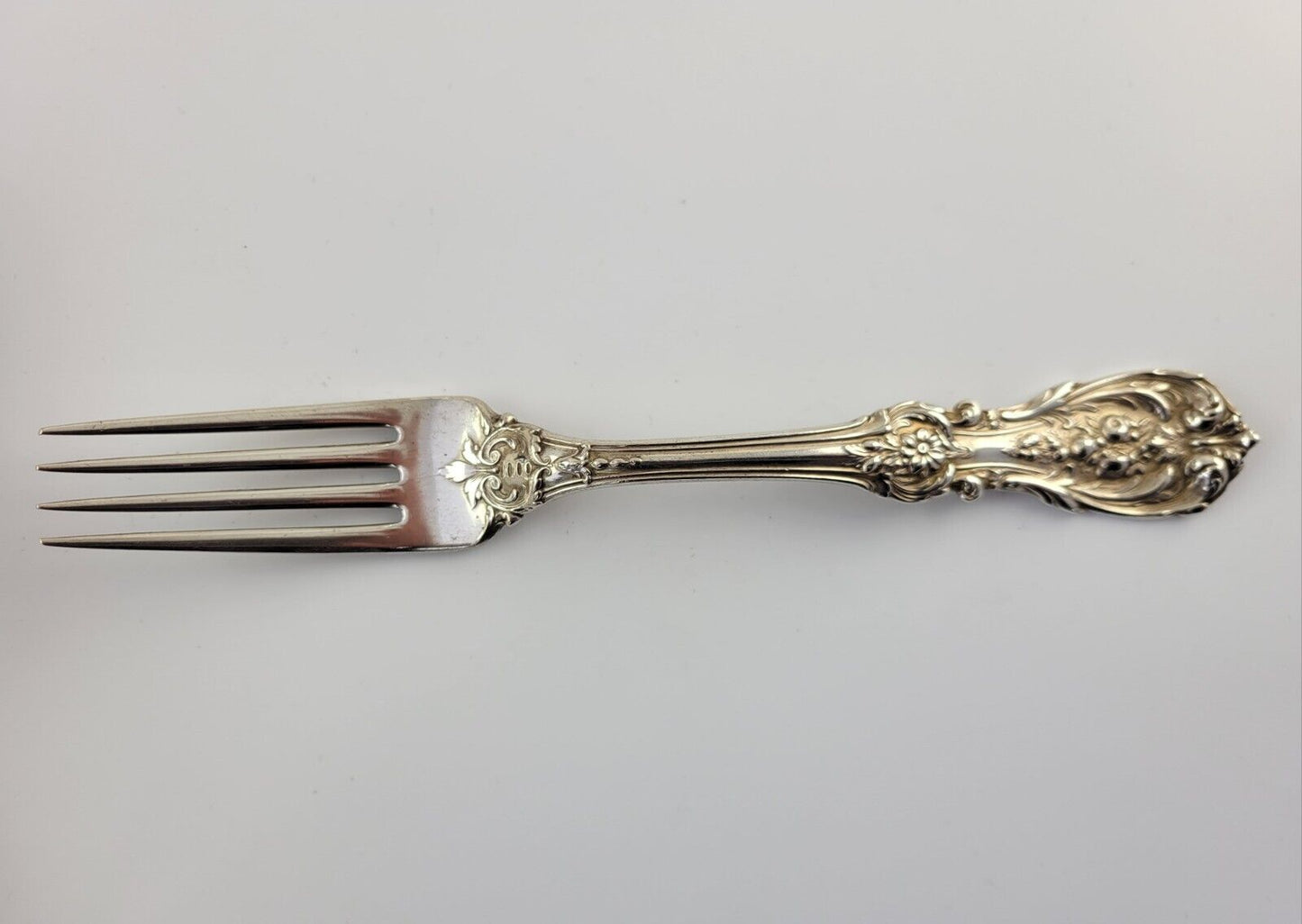 Reed & Barton Francis I Sterling Dinner Fork 7 7/8" Monogram