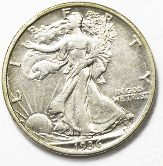 1936 50c Walking Liberty Silver Half Dollar Fifty Cents Philadelphia