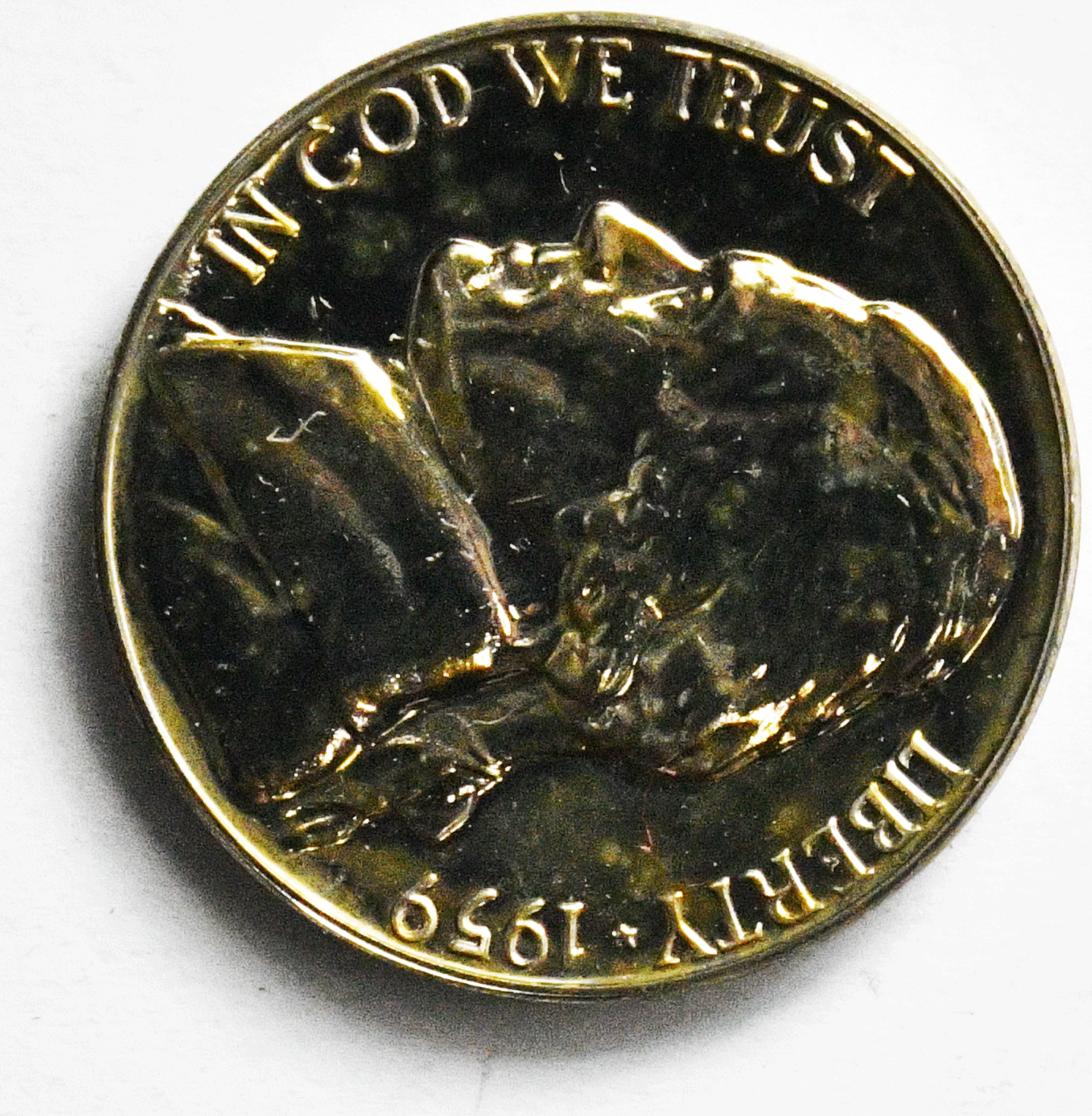 1959 5c Jefferson Proof Nickel Five Cents Gem Uncirculated