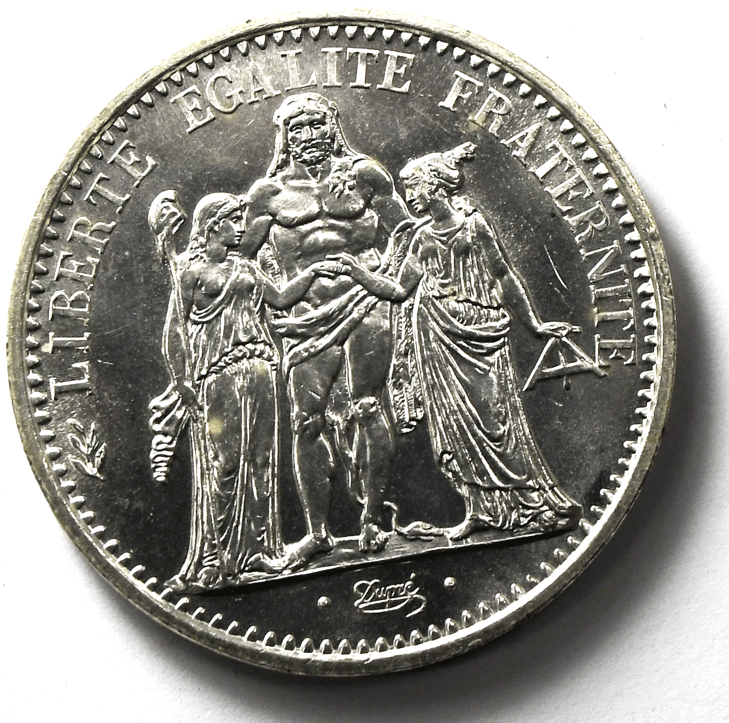 1967 France 10 Ten Francs Silver Coin KM# 932 Proof Like