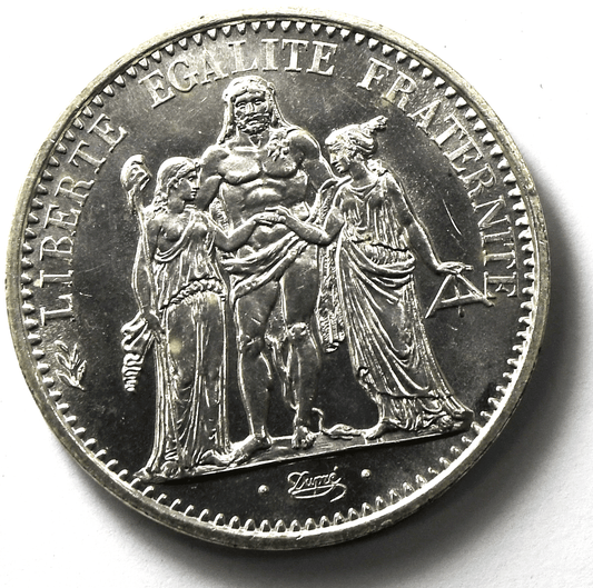 1967 France 10 Ten Francs Silver Coin KM# 932 Proof Like