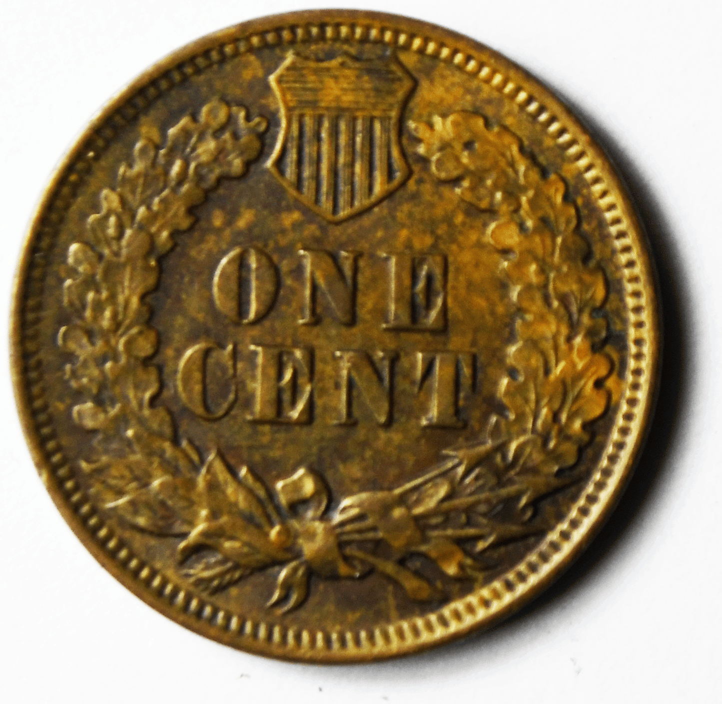 1904 1c Indian Head Penny One Cent US Philadelphia AU