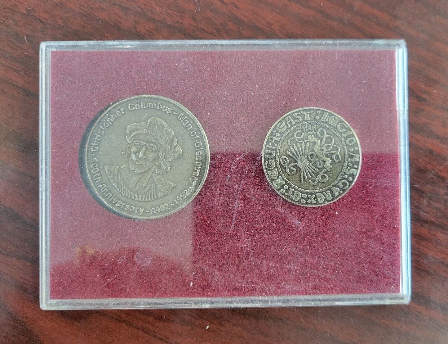 500th Anniversary 1492-1992 Coin Set Spanish II Real Coin Commemorative Columbus