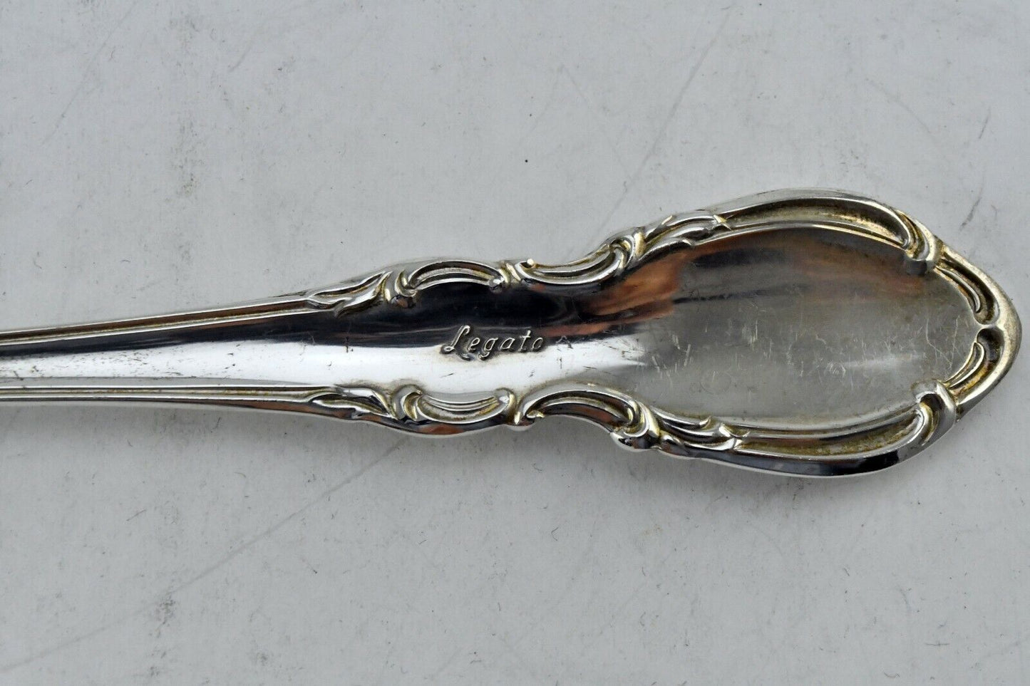 Legato by Towle Sterling Silver 8 3/8" Pierced Serving Spoon 2.2 oz.