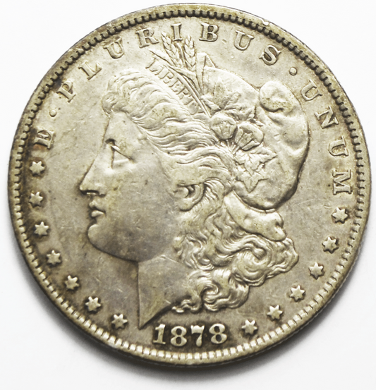 1878 $1 Morgan Silver One Dollar US Coin Philadelphia VAM 228-5