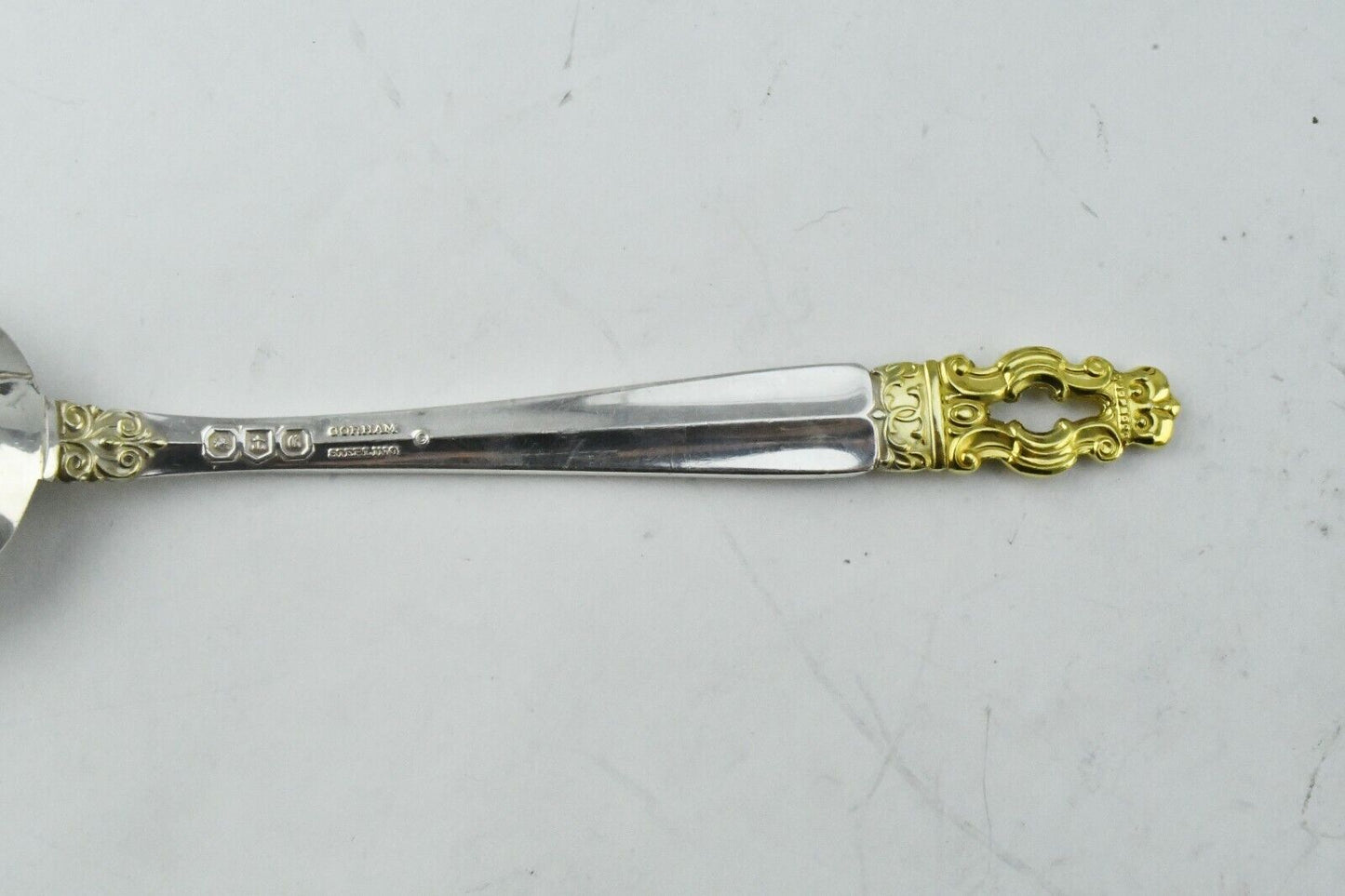 14pc. Hispana-Sovereign "Gold" by Gorham Sterling Desser Teaspoons 17.5oz