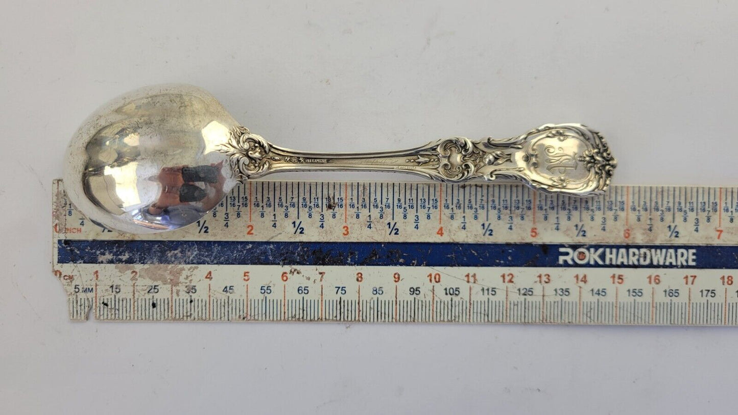 Reed & Barton Francis I Sterling Silver 5 7/8" Sugar Spoon 1.3oz Monogrammed