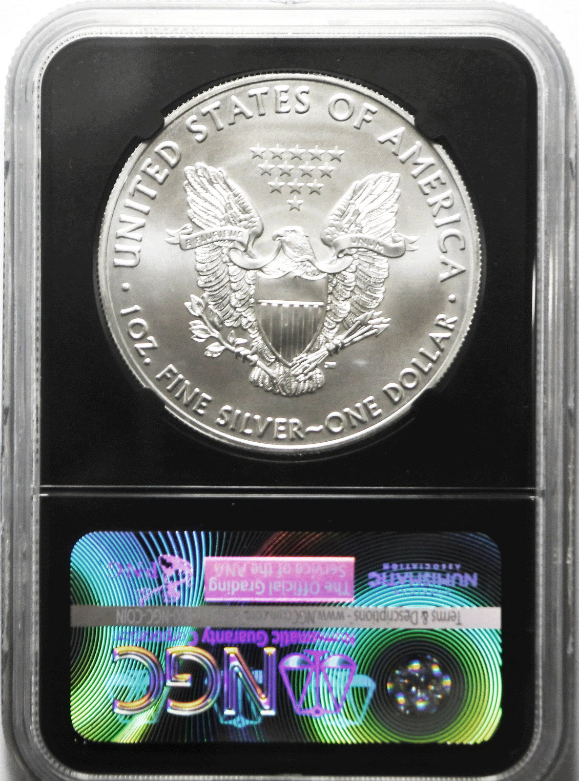 2018 $1 American Silver Eagle Silver Dollar NGC MS70 First Day of Issue