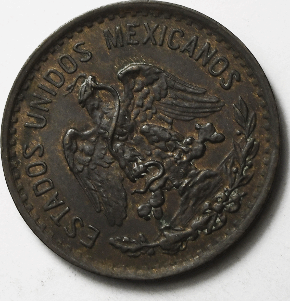 1906 Mexico EStados Unidos Mexicanos 2 Centavos KM# 419