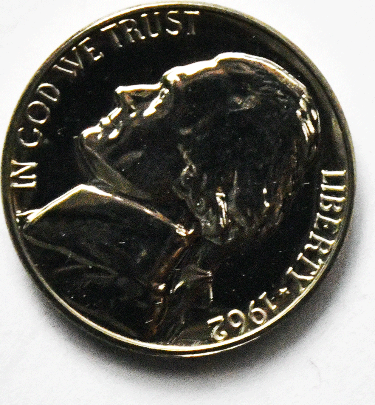 1962 5c Jefferson Proof Nickel Five Cents Gem Uncirculated