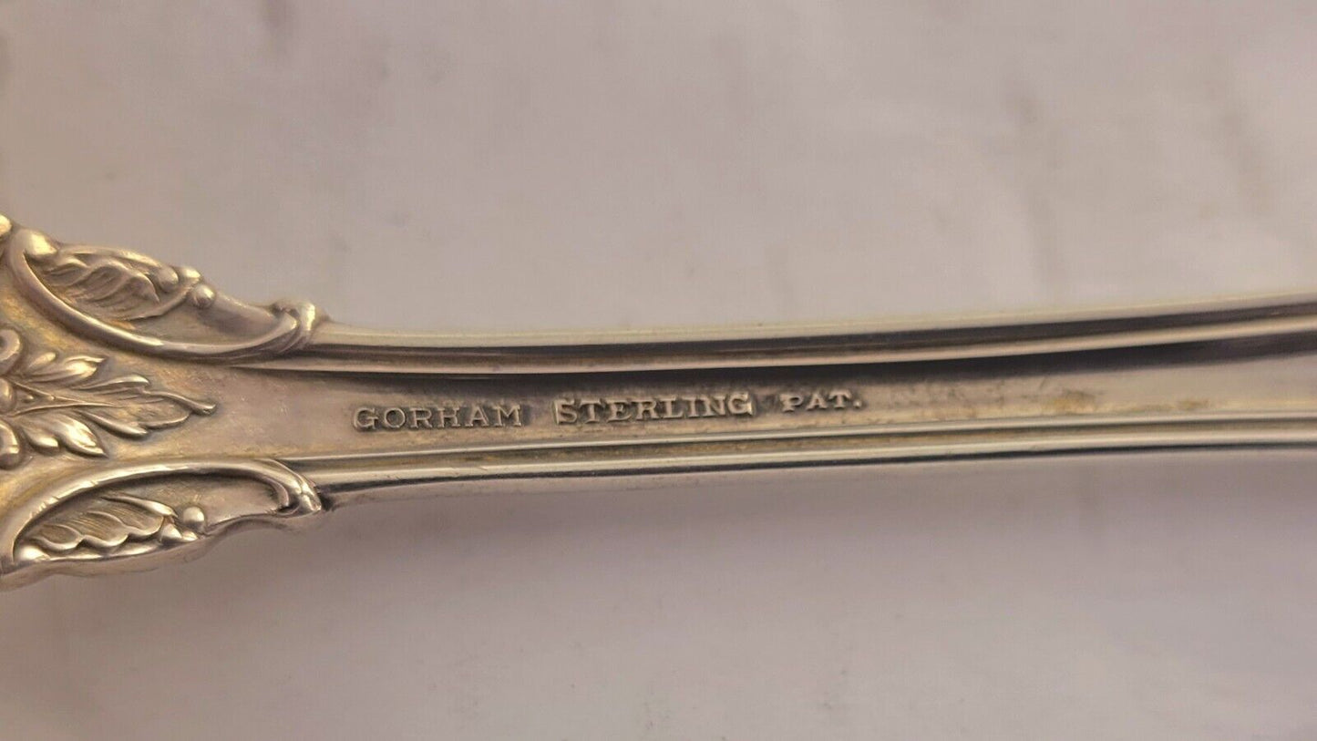 King Edward by Gorham 8 3/4" Sterling Silver Solid Salad Serving Fork 3.6oz.