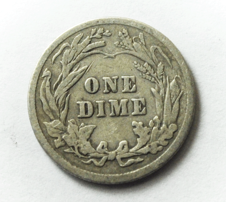 1905 10c Barber Silver Dime Ten Cents Philadelphia