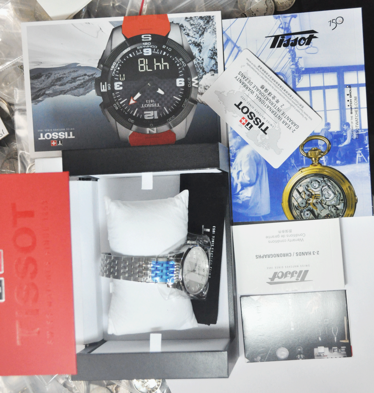 Men's Tissot T006407B Le Locle Powermatic 80 Date Skeleton 23j w Box & Papers