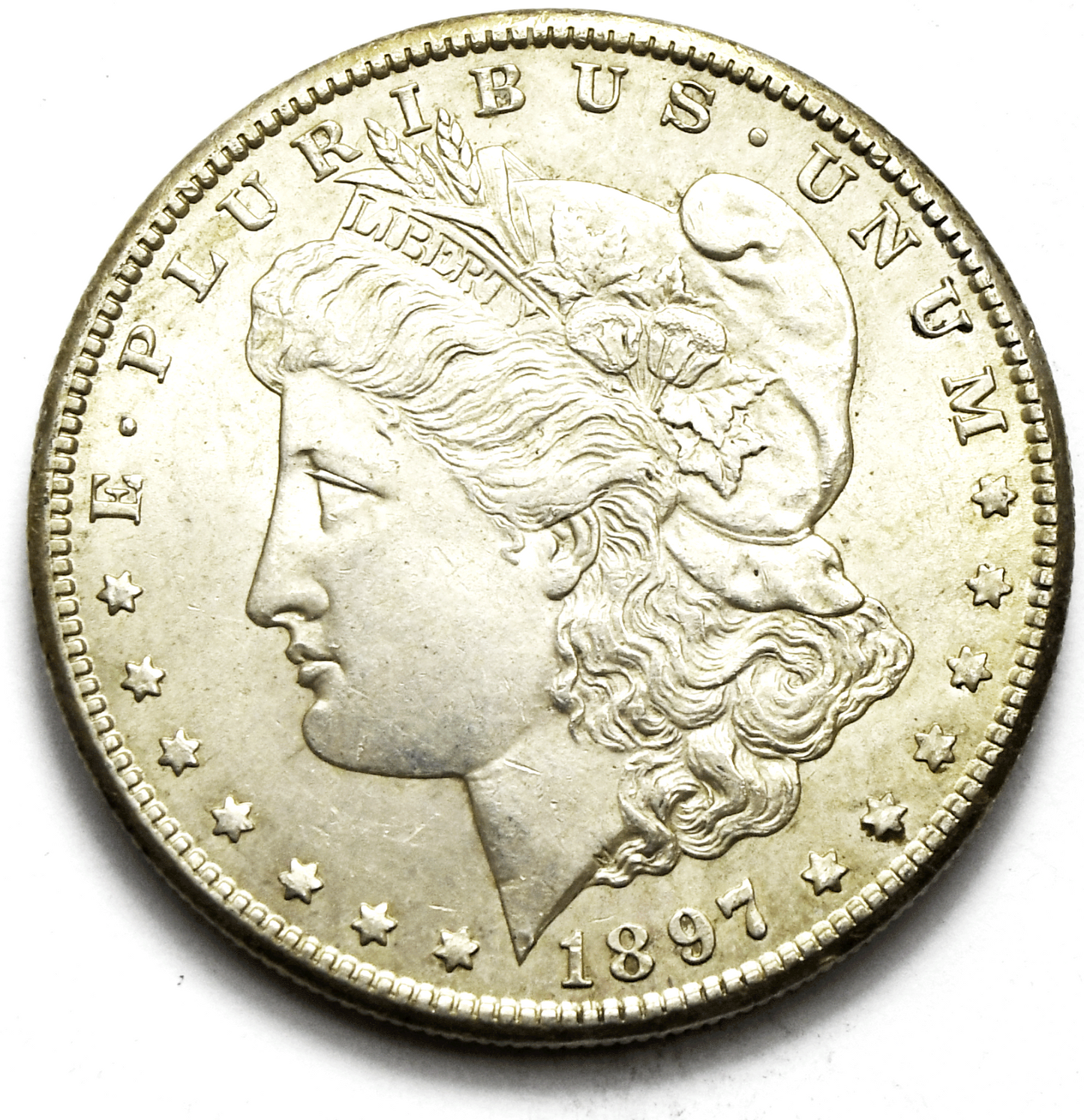 1889 $1 Morgan Silver One Dollar Philadelphia AU