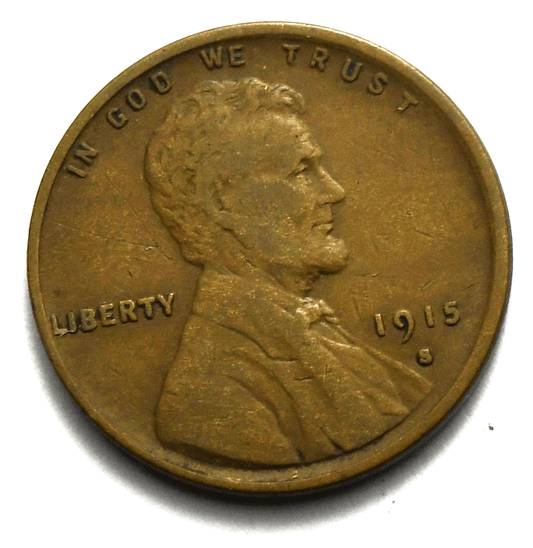 1915 S 1c Lincoln Wheat Cent San Francisco Penny Rare