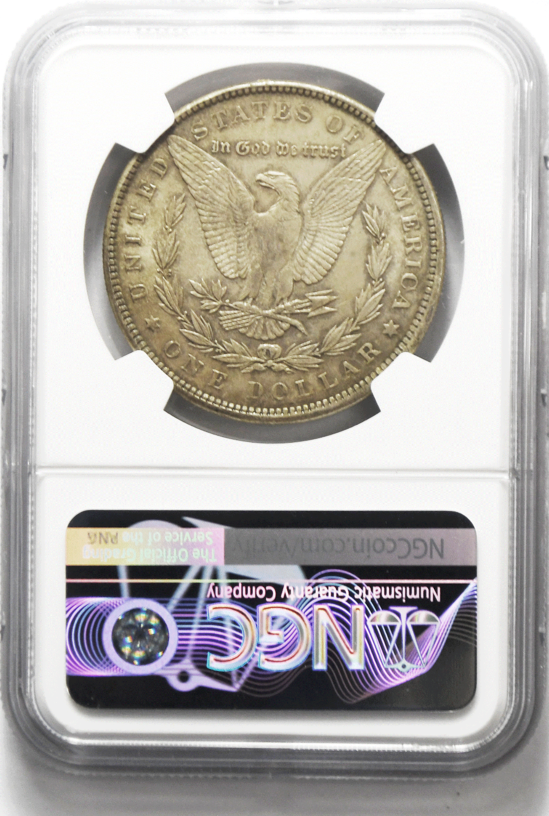1889 $1 Morgan Silver One Dollar NGC MS61 Philadelphia Uncirculated