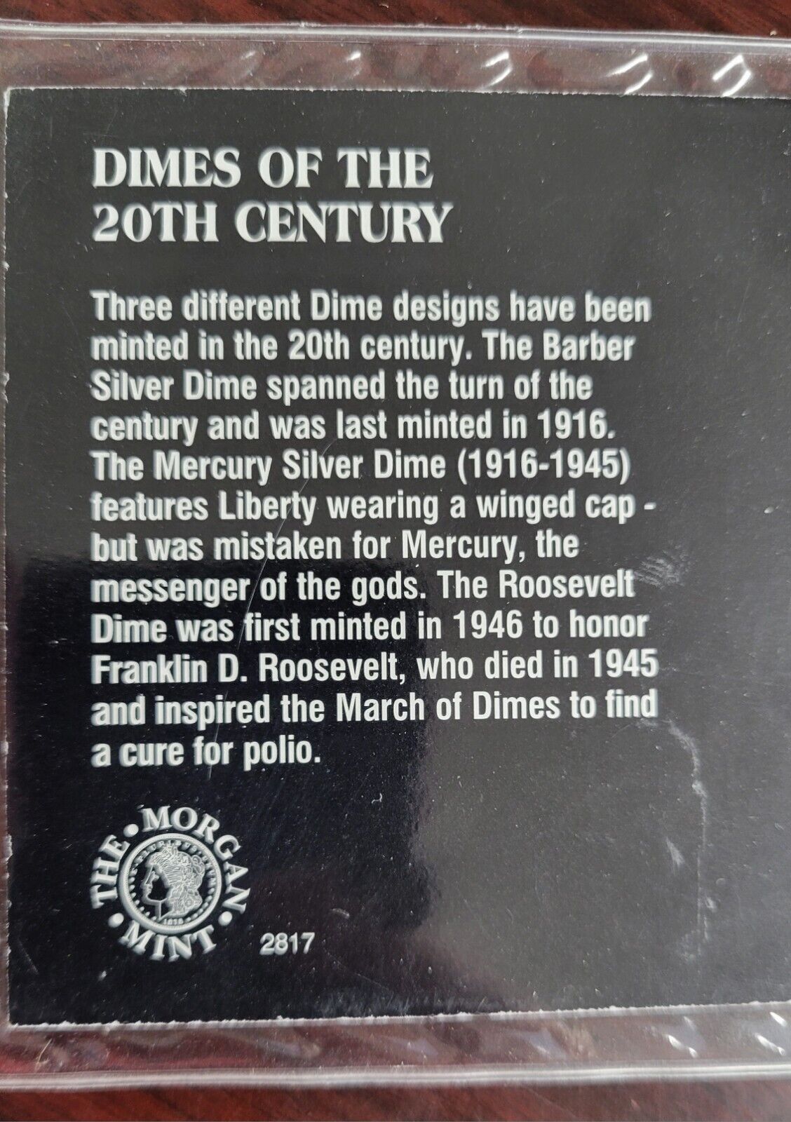 American Dimes of the 20th Century 3 Coin Set From The Morgan Mint 90% Silver