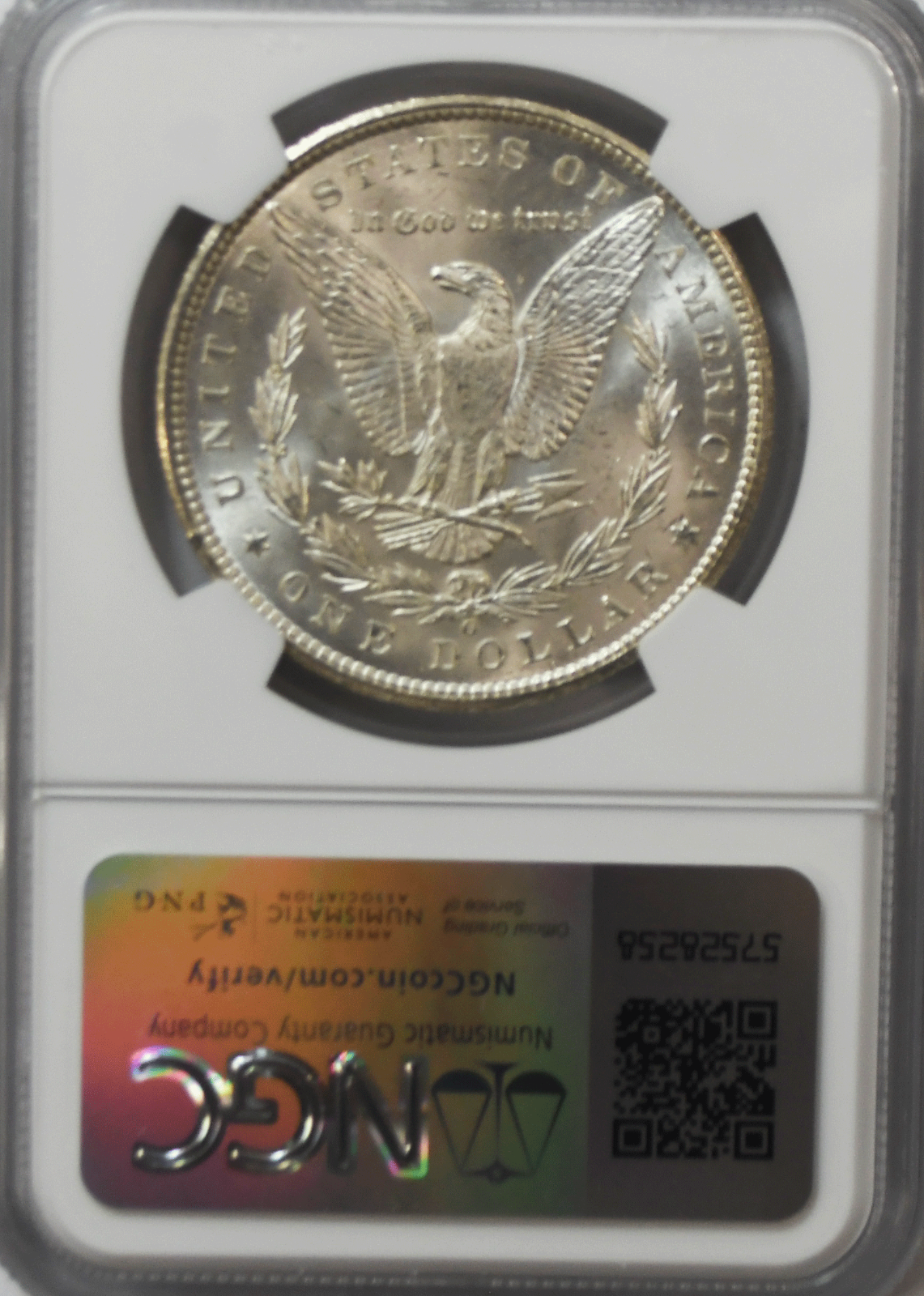 1899 O $1 Morgan Silver One Dollar NGC MS64 New Orleans Uncirculated